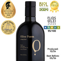 OLIVE POEM | UltraPhenolic – Multiawarded – Organic EVOO - 500 ML