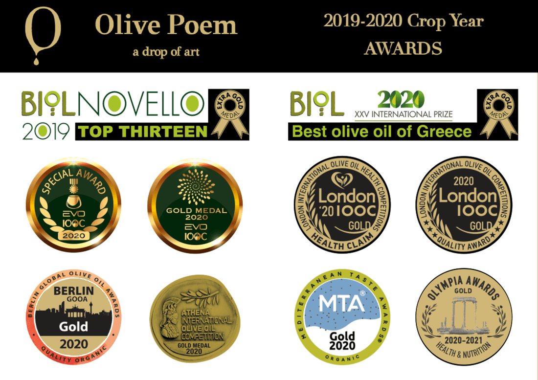 OLIVE POEM | UltraPhenolic – Multiawarded – Organic EVOO  -  500 ML